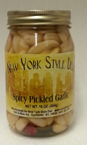 NY Deli Spicy Pickled Garlic
